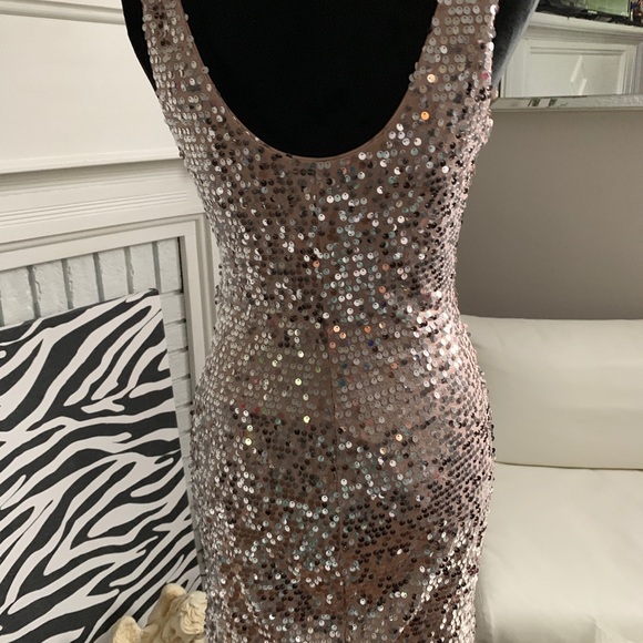Love Reign Sequin Gold Dress, Small - Picture 6 of 7